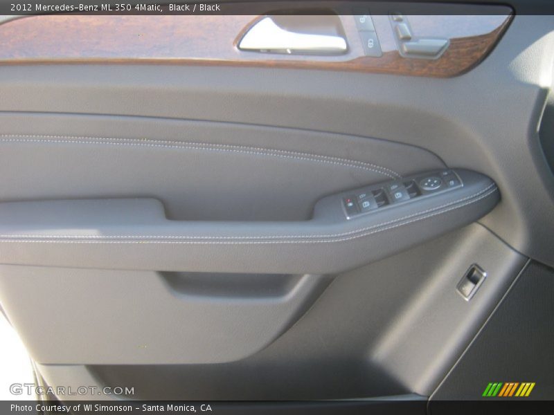 Black / Black 2012 Mercedes-Benz ML 350 4Matic
