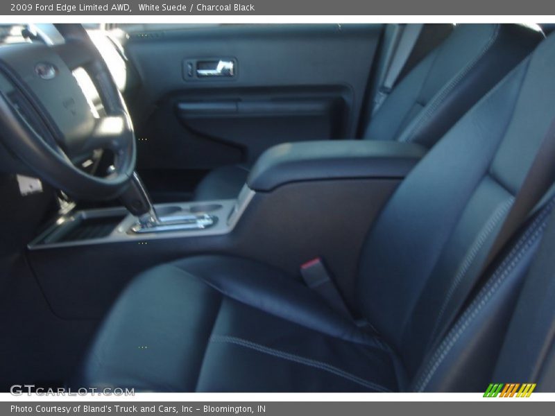 White Suede / Charcoal Black 2009 Ford Edge Limited AWD