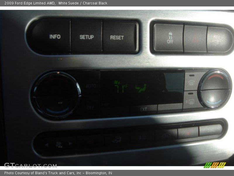 White Suede / Charcoal Black 2009 Ford Edge Limited AWD