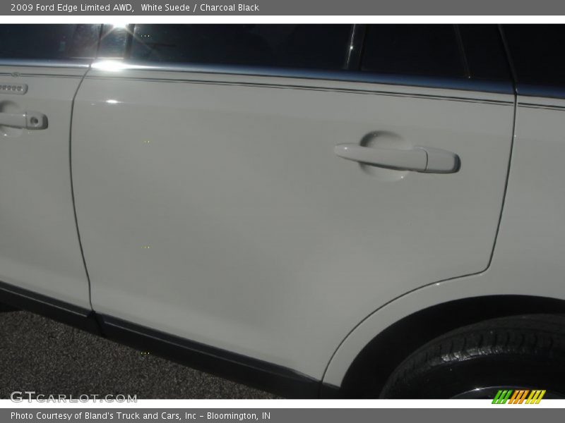 White Suede / Charcoal Black 2009 Ford Edge Limited AWD