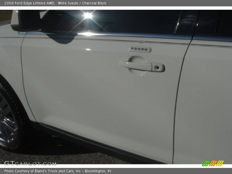 White Suede / Charcoal Black 2009 Ford Edge Limited AWD