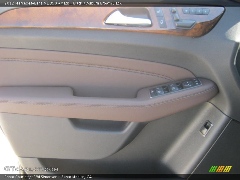 Black / Auburn Brown/Black 2012 Mercedes-Benz ML 350 4Matic
