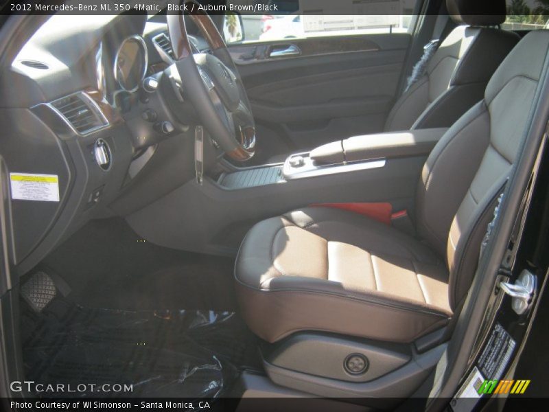  2012 ML 350 4Matic Auburn Brown/Black Interior