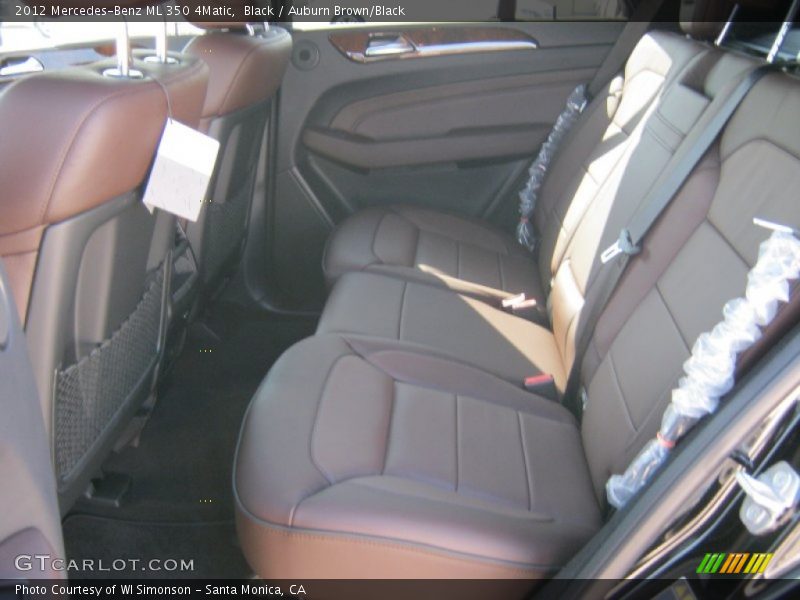  2012 ML 350 4Matic Auburn Brown/Black Interior