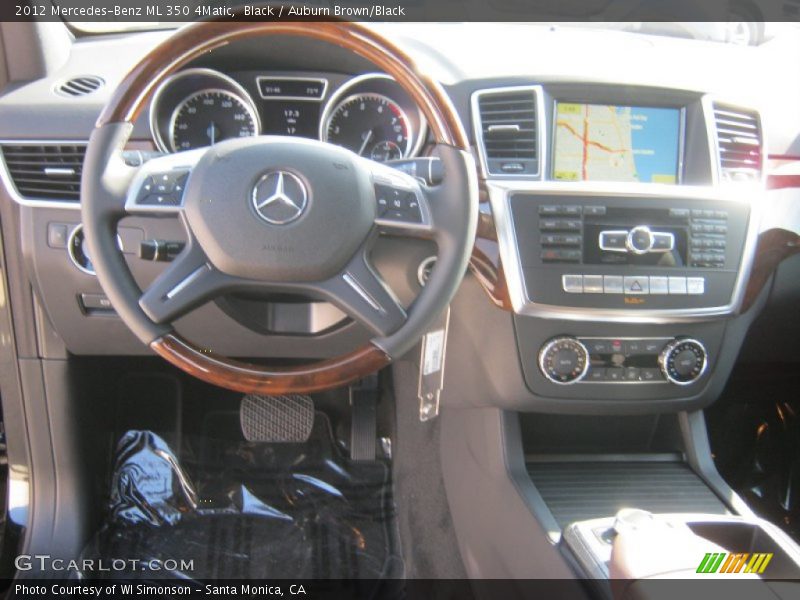 Black / Auburn Brown/Black 2012 Mercedes-Benz ML 350 4Matic