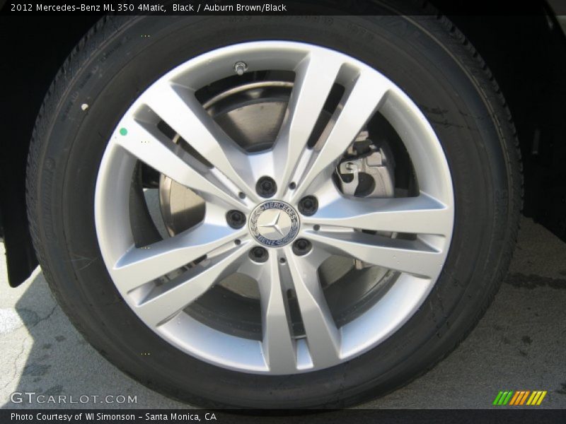 Black / Auburn Brown/Black 2012 Mercedes-Benz ML 350 4Matic