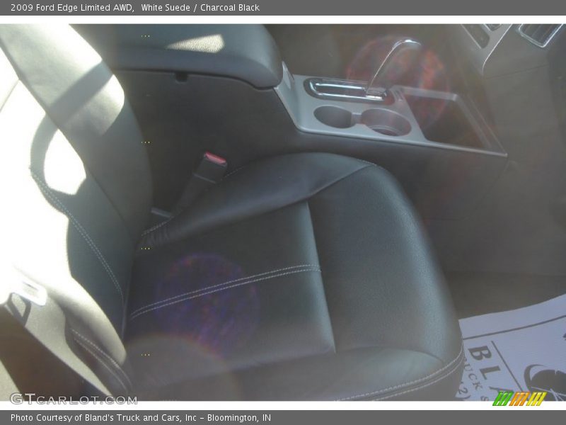 White Suede / Charcoal Black 2009 Ford Edge Limited AWD