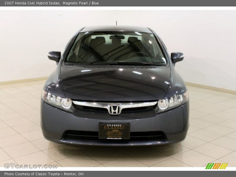 Magnetic Pearl / Blue 2007 Honda Civic Hybrid Sedan