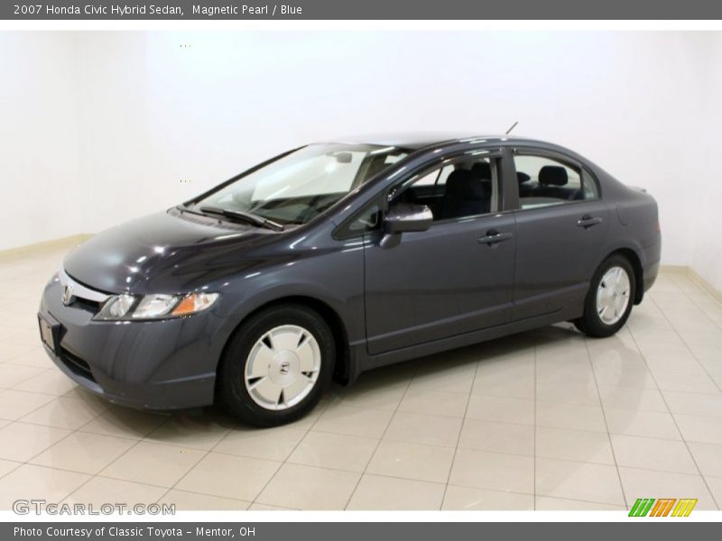 Magnetic Pearl / Blue 2007 Honda Civic Hybrid Sedan