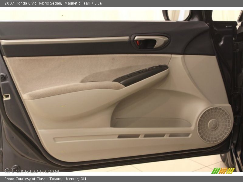 Magnetic Pearl / Blue 2007 Honda Civic Hybrid Sedan
