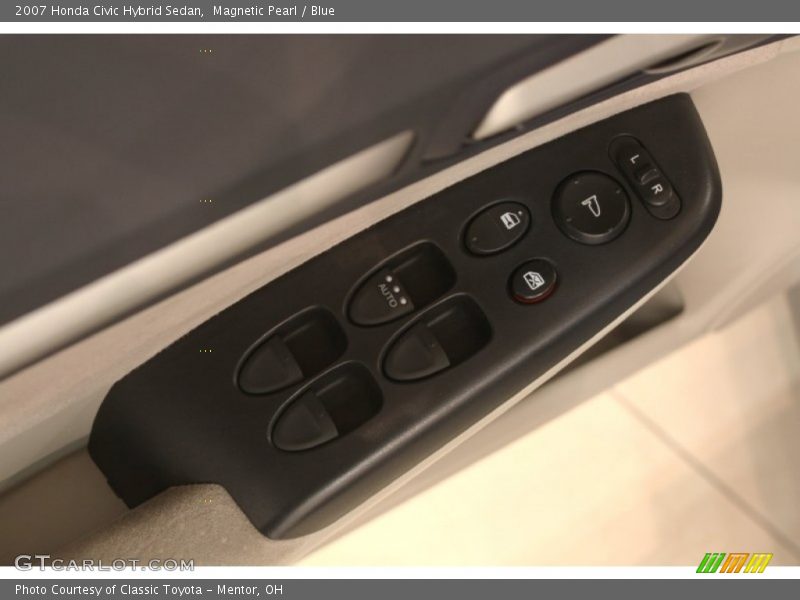 Magnetic Pearl / Blue 2007 Honda Civic Hybrid Sedan