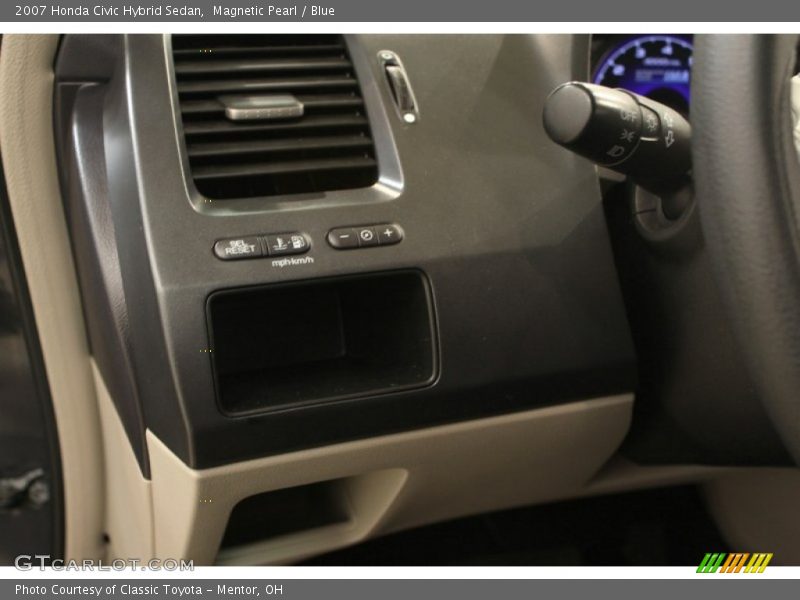 Magnetic Pearl / Blue 2007 Honda Civic Hybrid Sedan
