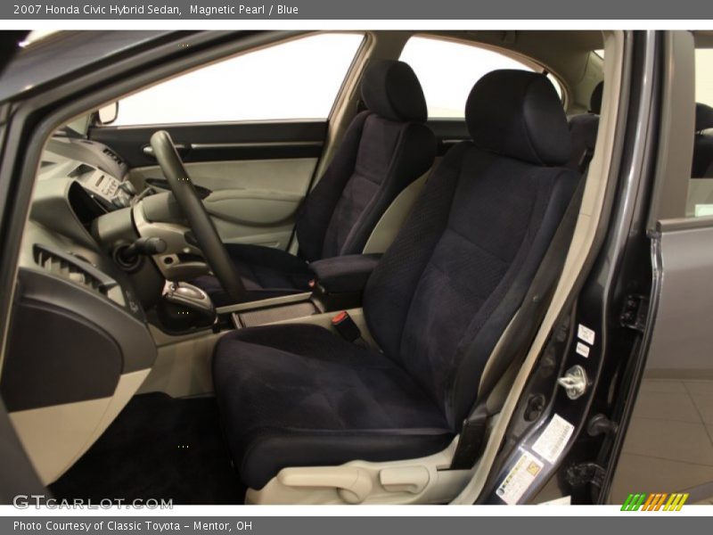Magnetic Pearl / Blue 2007 Honda Civic Hybrid Sedan