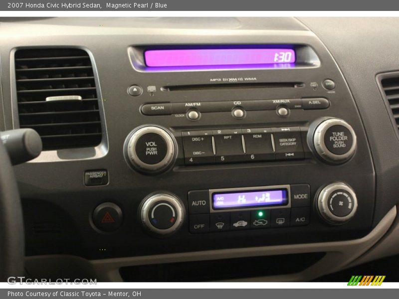 Magnetic Pearl / Blue 2007 Honda Civic Hybrid Sedan