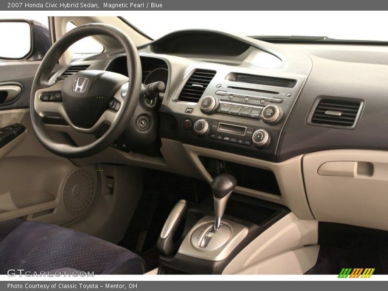 Magnetic Pearl / Blue 2007 Honda Civic Hybrid Sedan
