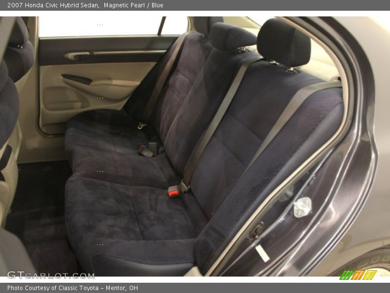 Magnetic Pearl / Blue 2007 Honda Civic Hybrid Sedan