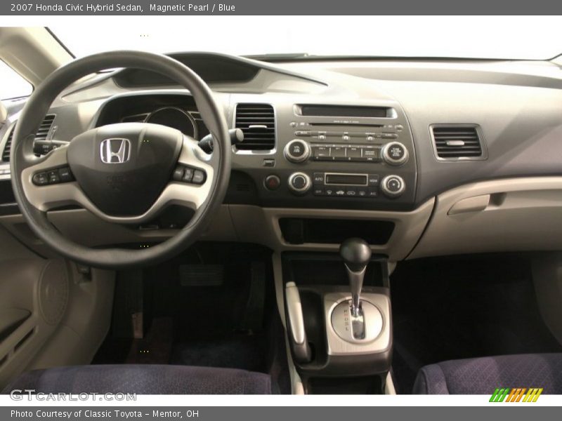 Magnetic Pearl / Blue 2007 Honda Civic Hybrid Sedan