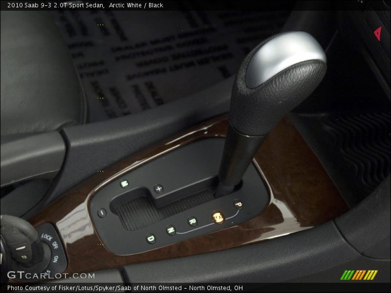  2010 9-3 2.0T Sport Sedan 5 Speed Sentronic Automatic Shifter