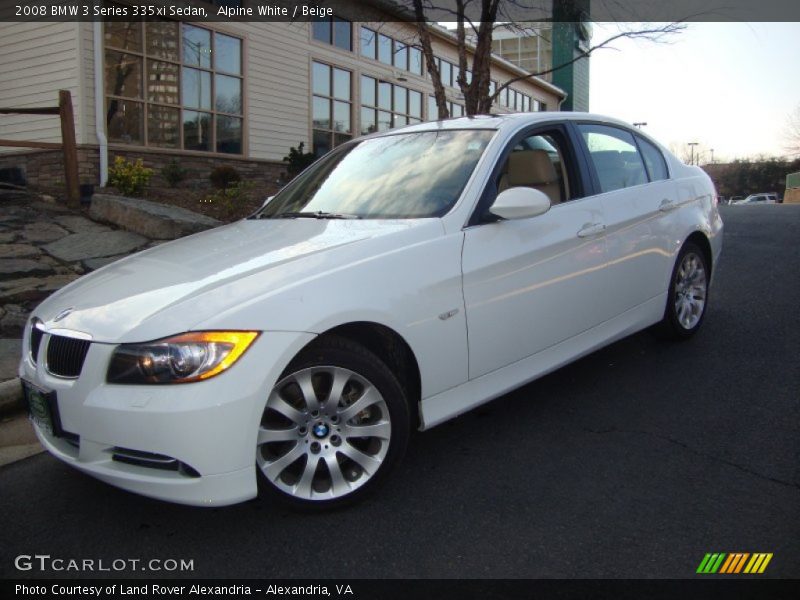Alpine White / Beige 2008 BMW 3 Series 335xi Sedan