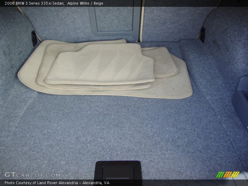 Alpine White / Beige 2008 BMW 3 Series 335xi Sedan