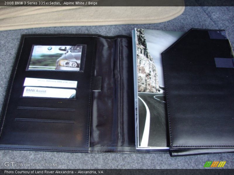 Alpine White / Beige 2008 BMW 3 Series 335xi Sedan