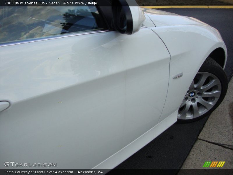 Alpine White / Beige 2008 BMW 3 Series 335xi Sedan