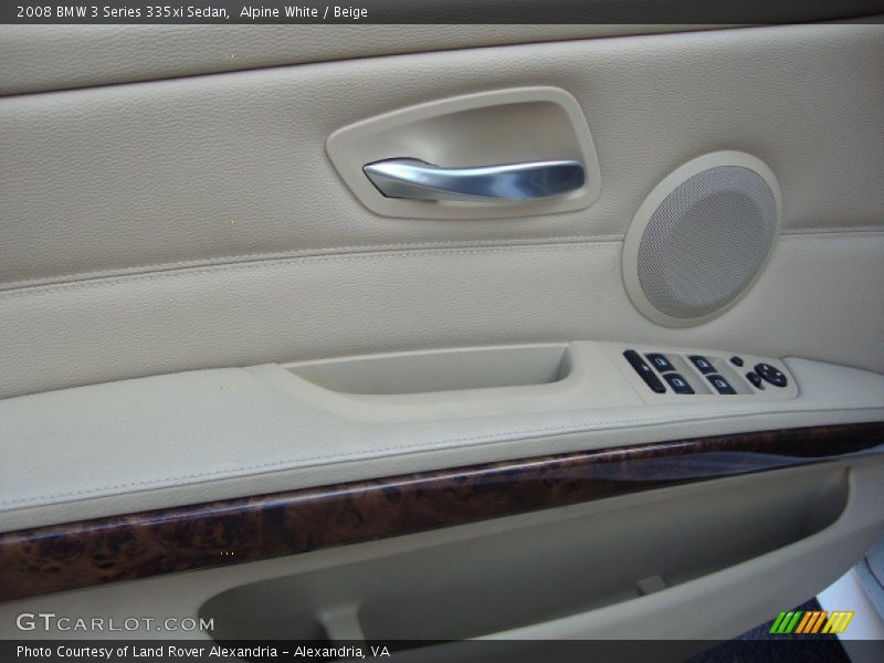 Alpine White / Beige 2008 BMW 3 Series 335xi Sedan