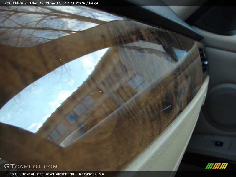 Alpine White / Beige 2008 BMW 3 Series 335xi Sedan