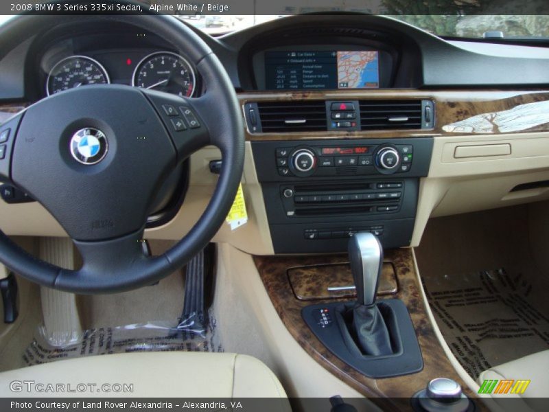 Alpine White / Beige 2008 BMW 3 Series 335xi Sedan
