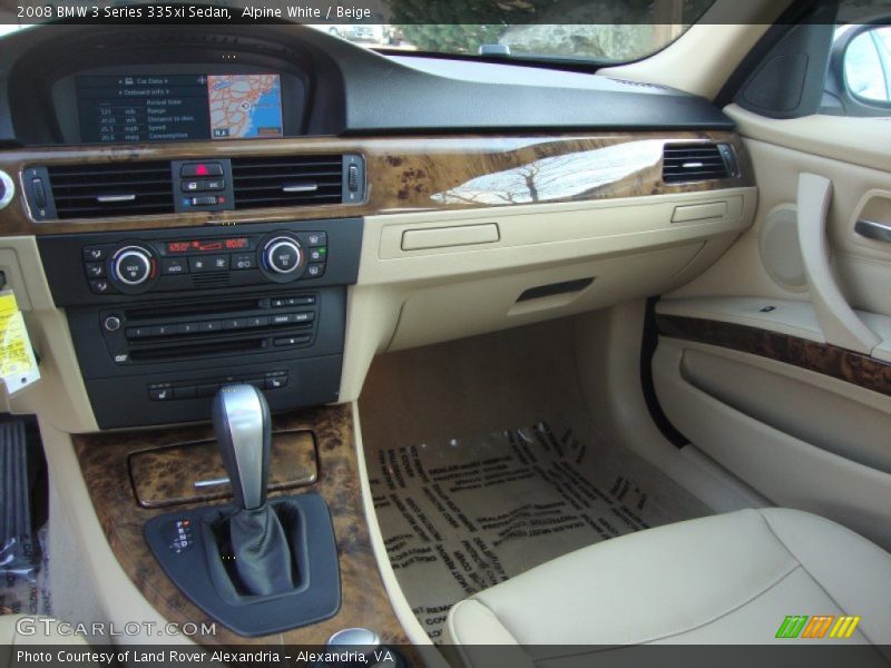 Alpine White / Beige 2008 BMW 3 Series 335xi Sedan