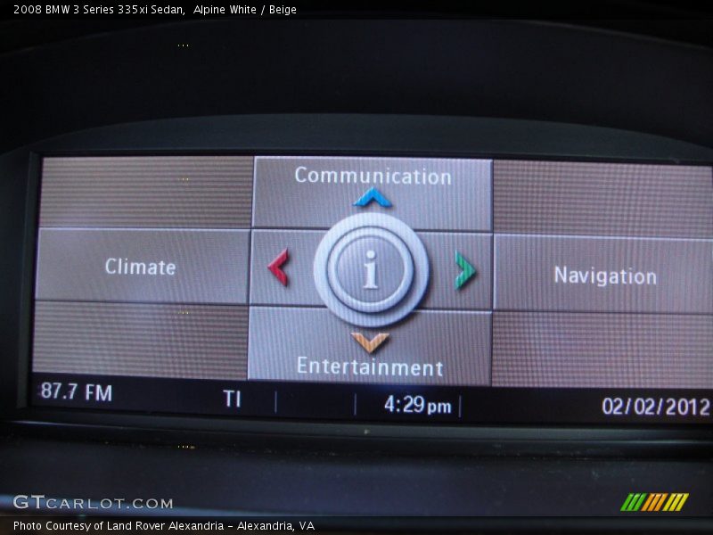 Alpine White / Beige 2008 BMW 3 Series 335xi Sedan