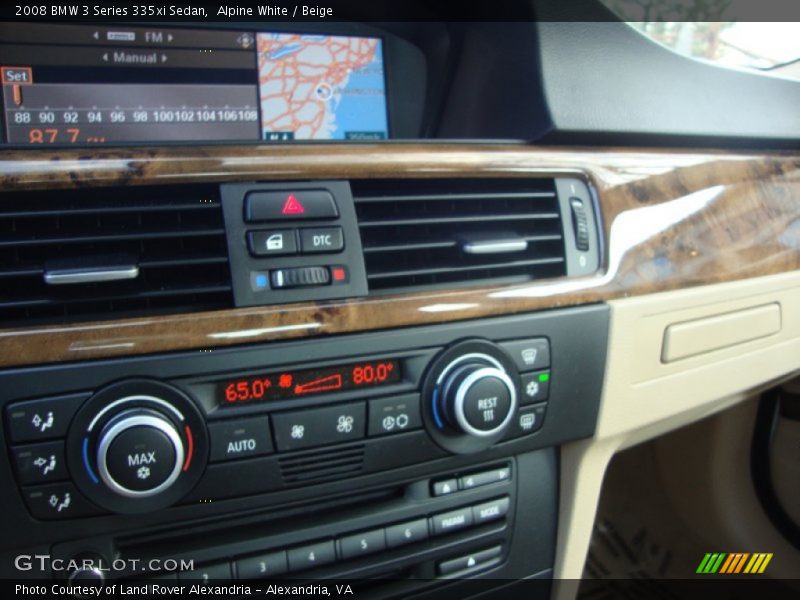 Alpine White / Beige 2008 BMW 3 Series 335xi Sedan