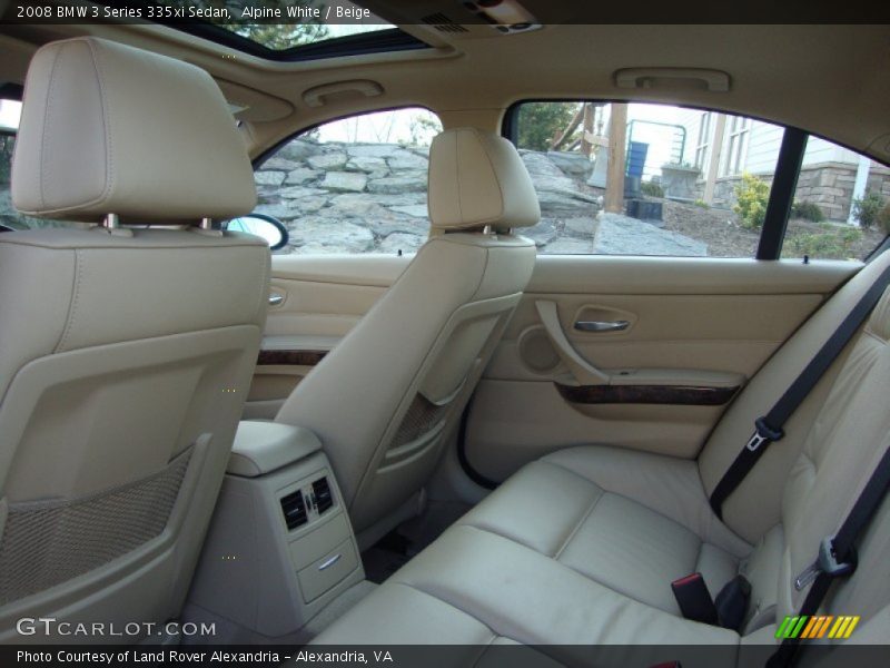 Alpine White / Beige 2008 BMW 3 Series 335xi Sedan