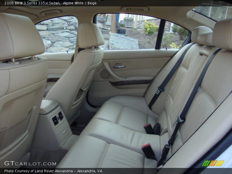 Alpine White / Beige 2008 BMW 3 Series 335xi Sedan