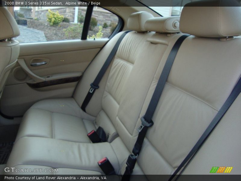 Alpine White / Beige 2008 BMW 3 Series 335xi Sedan