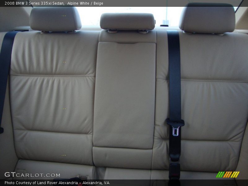 Alpine White / Beige 2008 BMW 3 Series 335xi Sedan