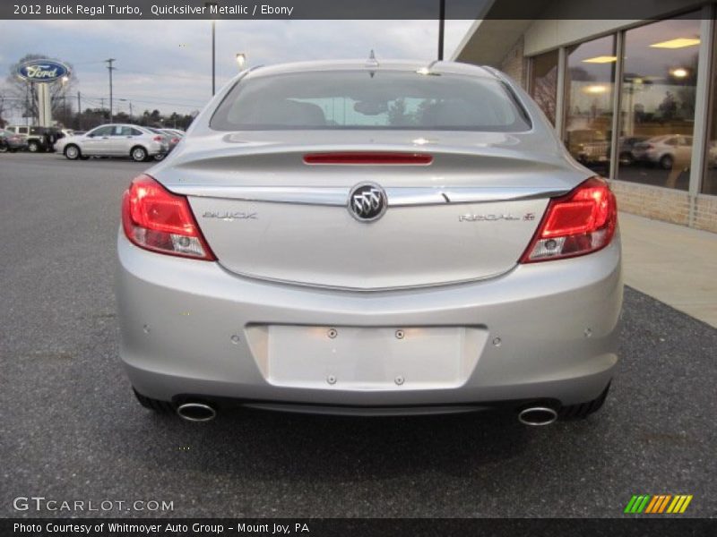 Quicksilver Metallic / Ebony 2012 Buick Regal Turbo