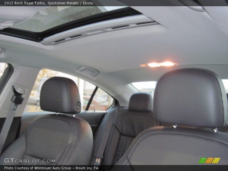 Quicksilver Metallic / Ebony 2012 Buick Regal Turbo