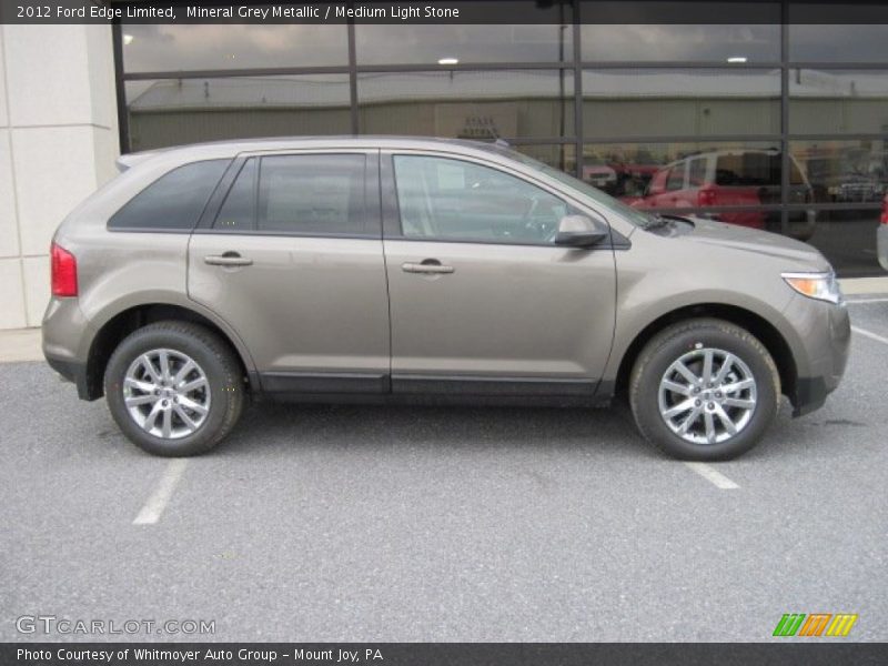 Mineral Grey Metallic / Medium Light Stone 2012 Ford Edge Limited
