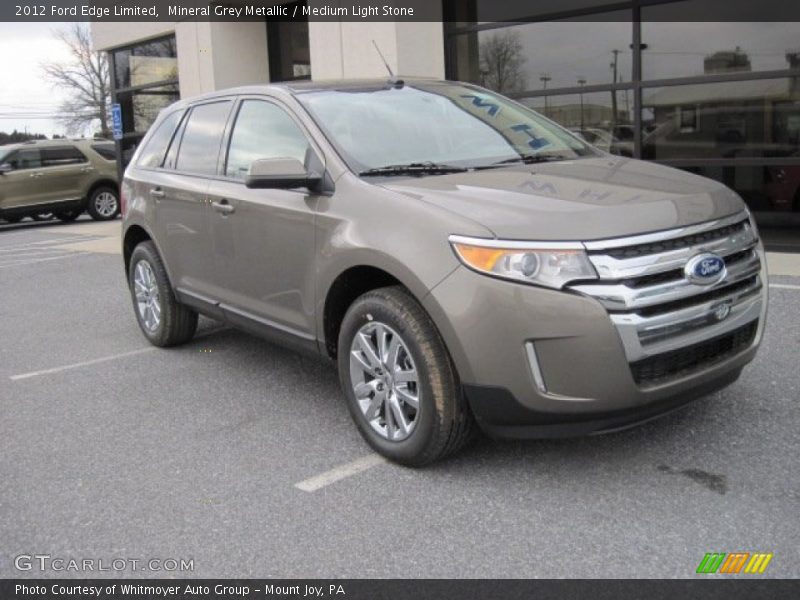 Mineral Grey Metallic / Medium Light Stone 2012 Ford Edge Limited