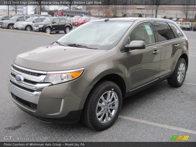 Mineral Grey Metallic / Medium Light Stone 2012 Ford Edge Limited