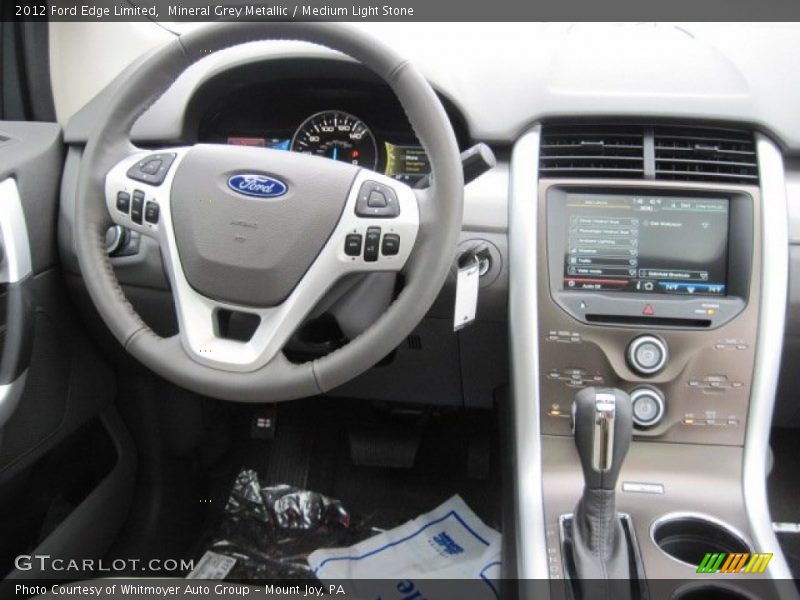 Mineral Grey Metallic / Medium Light Stone 2012 Ford Edge Limited