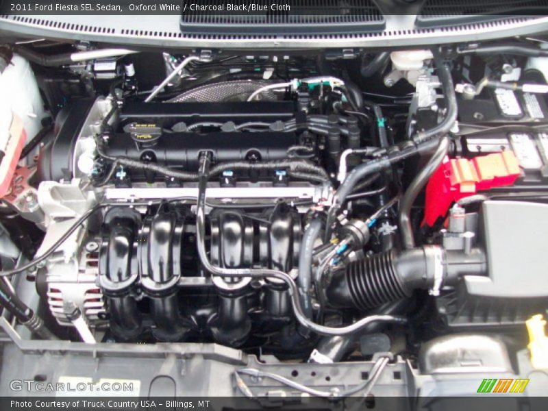  2011 Fiesta SEL Sedan Engine - 1.6 Liter DOHC 16-Valve Ti-VCT Duratec 4 Cylinder
