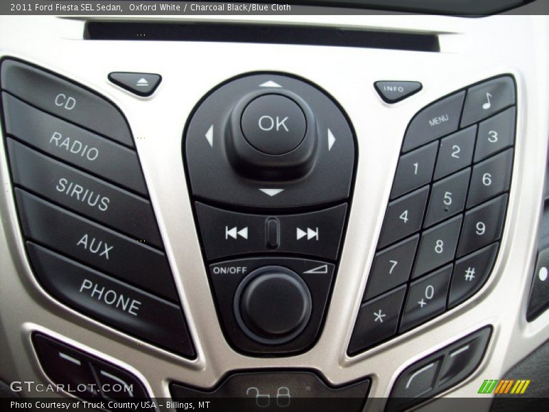 Controls of 2011 Fiesta SEL Sedan