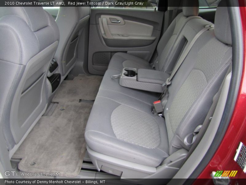 Red Jewel Tintcoat / Dark Gray/Light Gray 2010 Chevrolet Traverse LT AWD