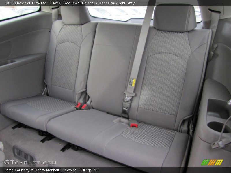 Red Jewel Tintcoat / Dark Gray/Light Gray 2010 Chevrolet Traverse LT AWD