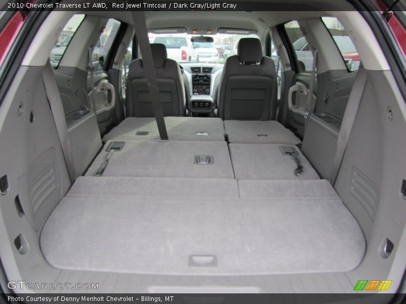 Red Jewel Tintcoat / Dark Gray/Light Gray 2010 Chevrolet Traverse LT AWD