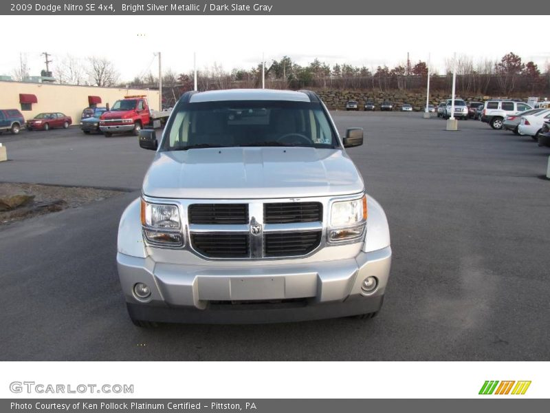 Bright Silver Metallic / Dark Slate Gray 2009 Dodge Nitro SE 4x4