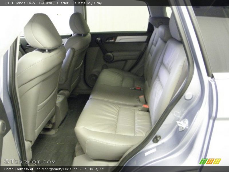 Glacier Blue Metallic / Gray 2011 Honda CR-V EX-L 4WD