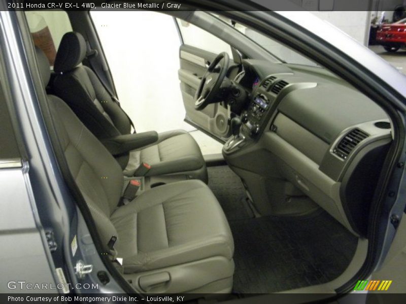 Glacier Blue Metallic / Gray 2011 Honda CR-V EX-L 4WD